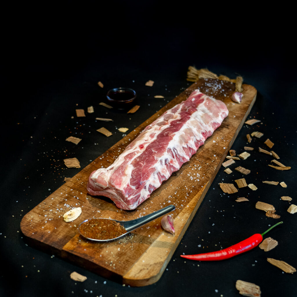 Iberico spareribs diepvries ca 1 K