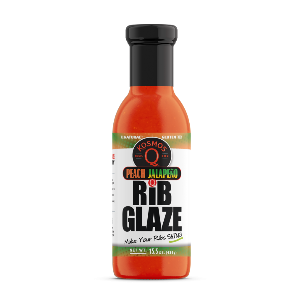Kosmos Q Peach Jalapeno Rib Glaze 439 gr