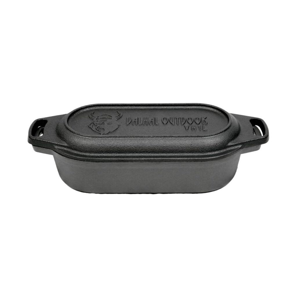 Dutch oven 2 skillets 2 liter ovaal Valhal outdoor