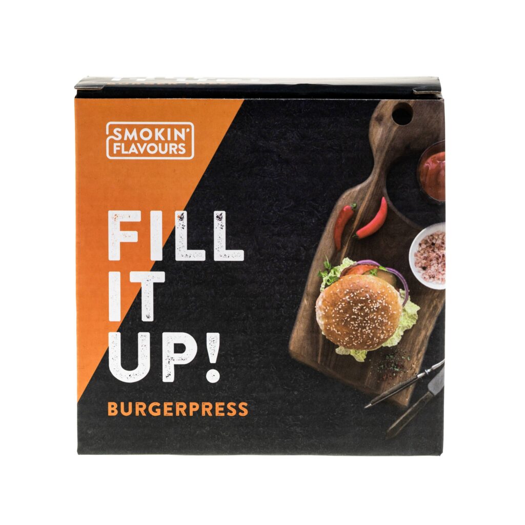 Burgerpers gemaakt van kunststof