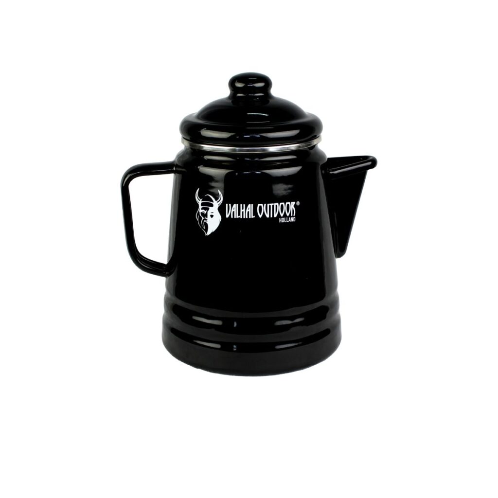 Zwarte Percolator 1.7L ValHal Outdoor