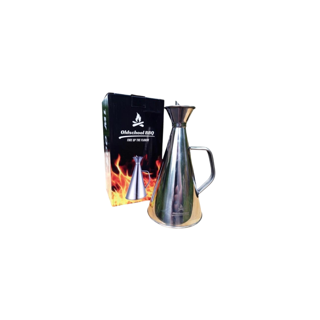 Oliekan 500ML Rvs Oldschool Bbq