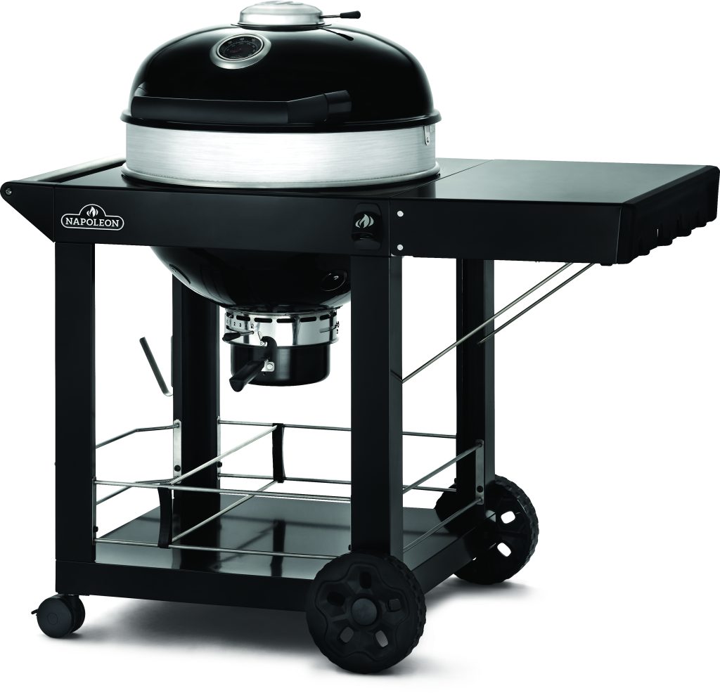 Napoleon Pro22 Mobiele Houtskoolbarbecue Zwart