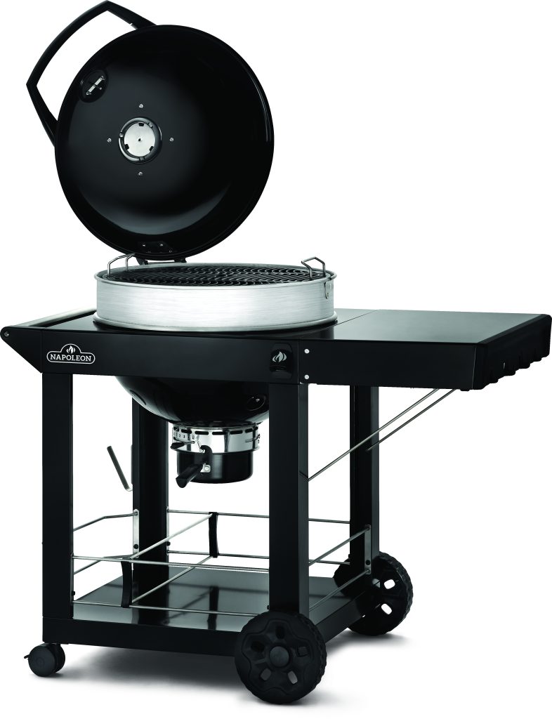 Napoleon Pro22 Mobiele Houtskoolbarbecue Zwart