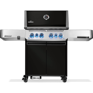Prestige 500-propaangasgrill met infrarode zij- en achterbrander, zwart Napoleon