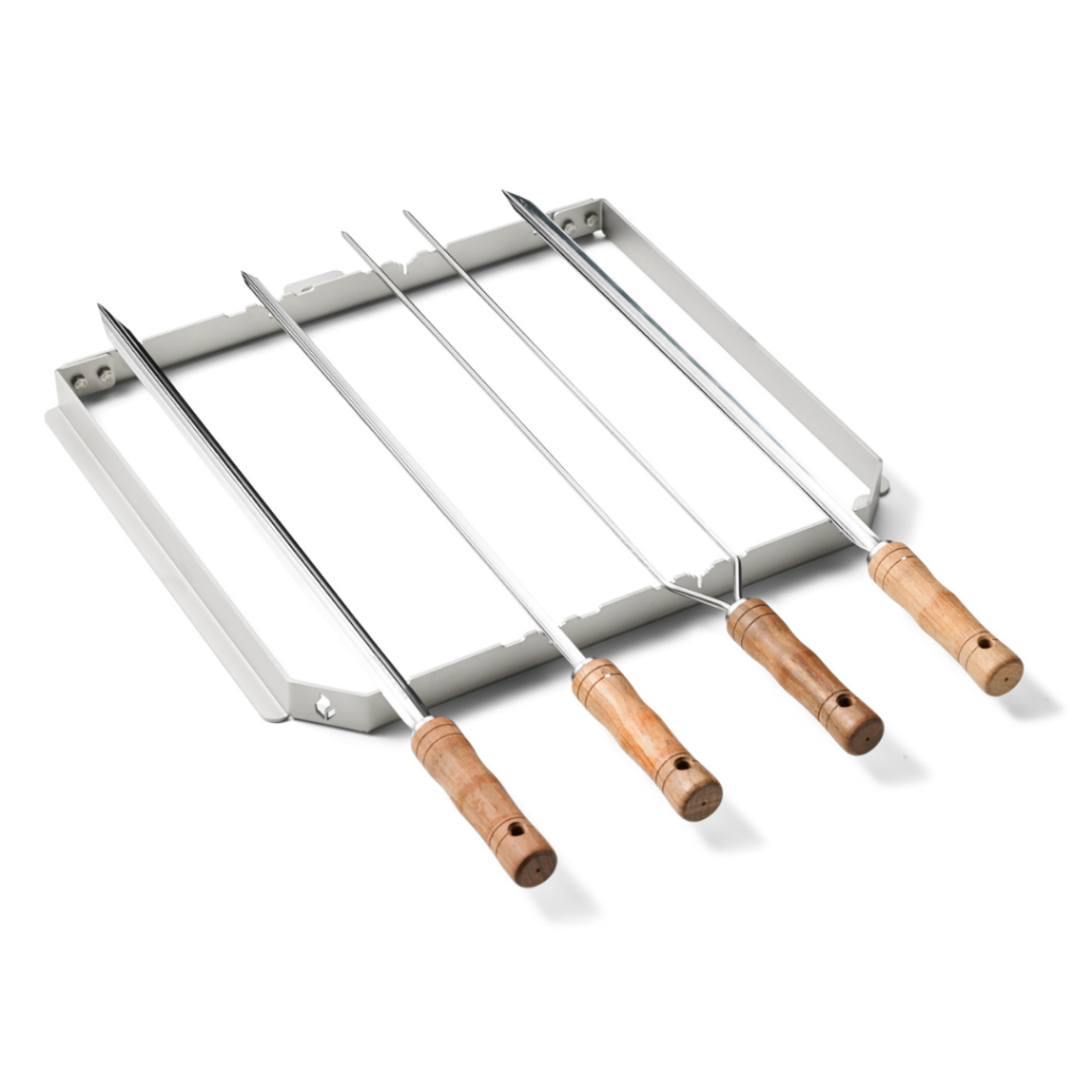 Churrasco frame met spiezen