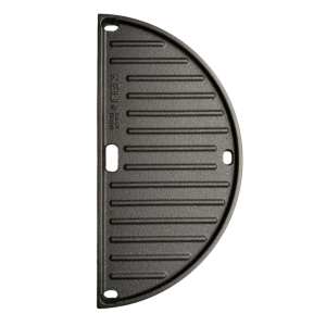 Gietijzeren grillplaat half rond