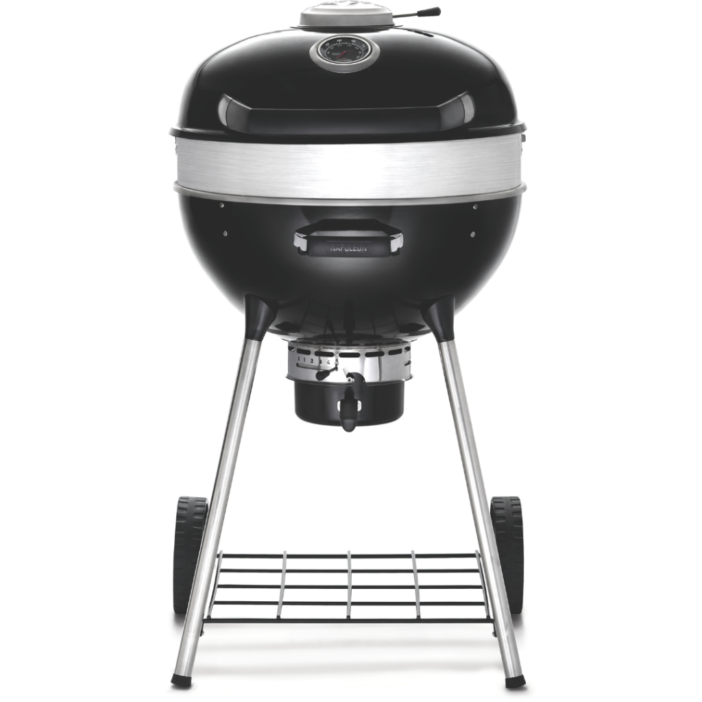 PRO22 houtskoolbarbecue Napoleon, zwart