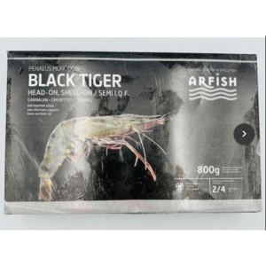 Gamba 2 - 4 arfish Black Tiger 1kg
