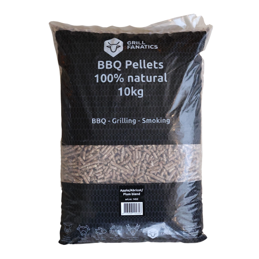 Appel/Pruim/Abrikoos Pellets Grill Fanatics 10 Kg Appel/Pruim/Abrikoos Pellets Grill Fanatics 10 Kg