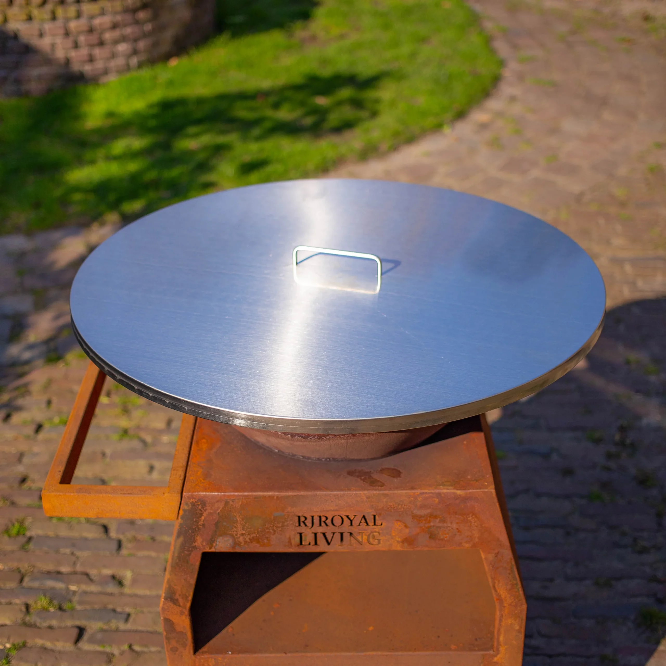 BBQ Plancha 70cm afdek plaat RVS 304 BBQ Plancha 70cm afdek plaat RVS 304