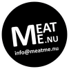 Meat Me - Logo met zwarte achtergrond small